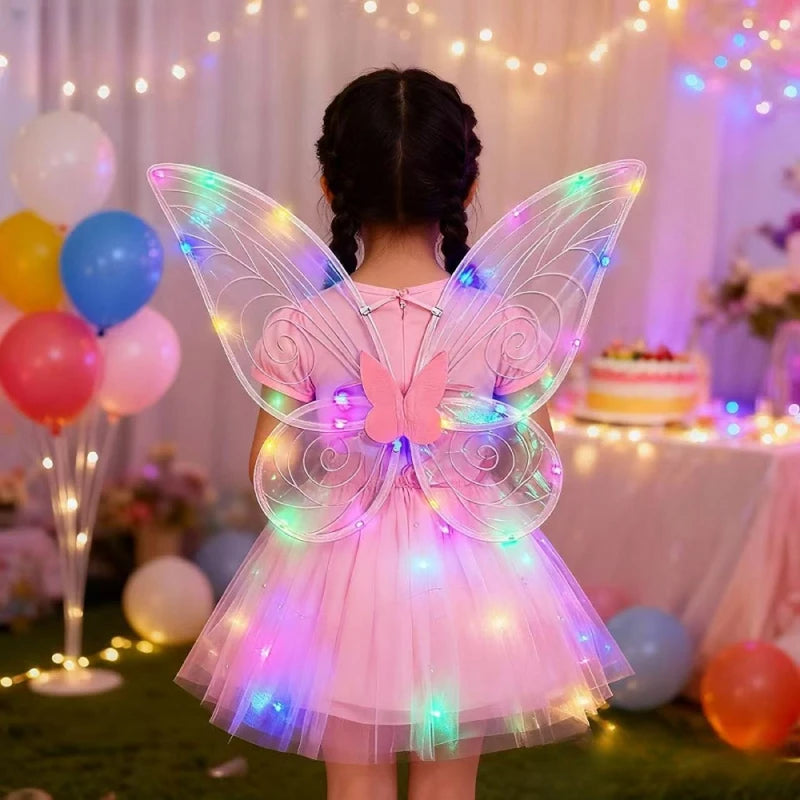 Foldable Fairy Butterfly Wings Kids Costume for Party & Play Kids Costume Wings Babs