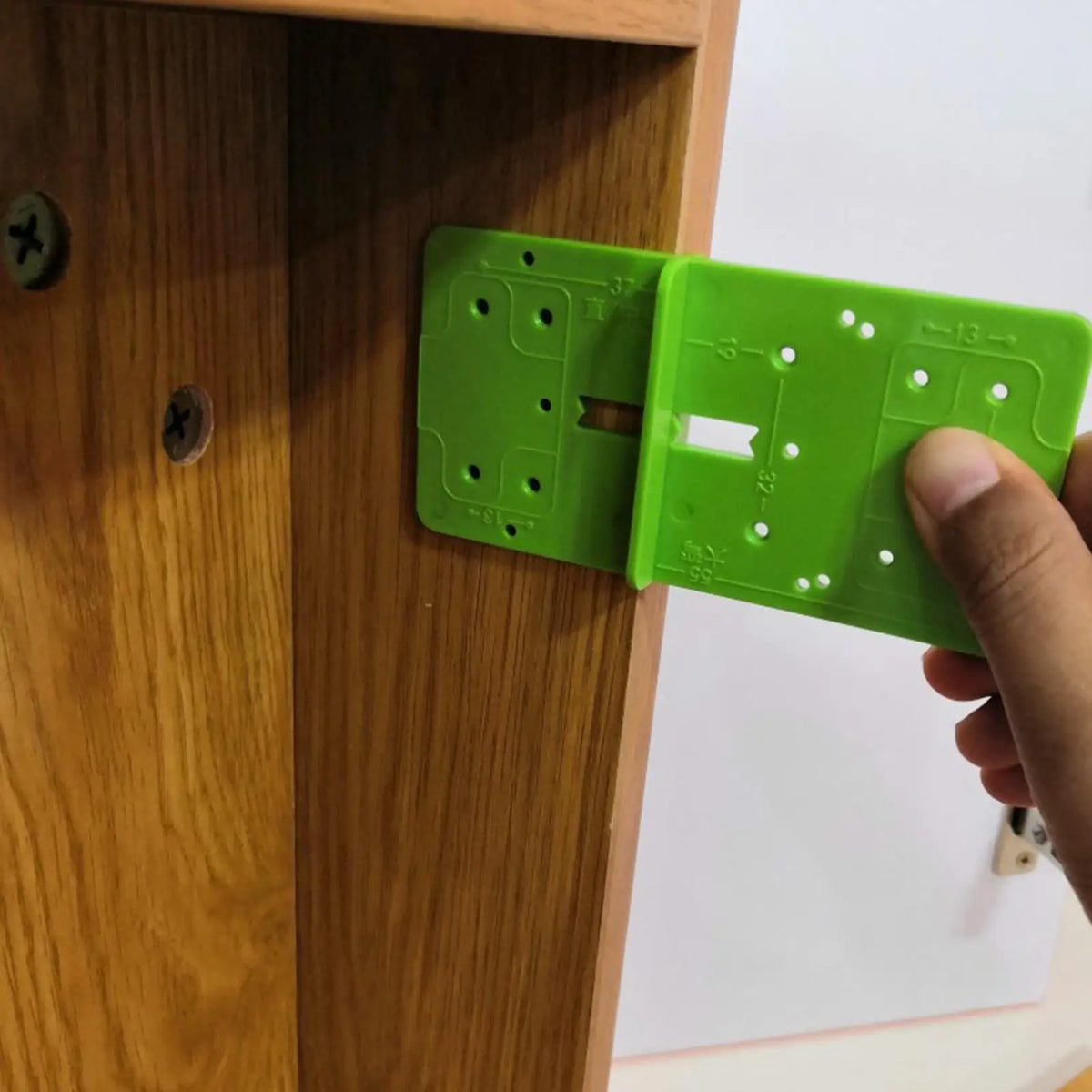 Hinge Hole Drilling Jig – Woodworking Boring Guide Template Woodworking Drill Jig Babs