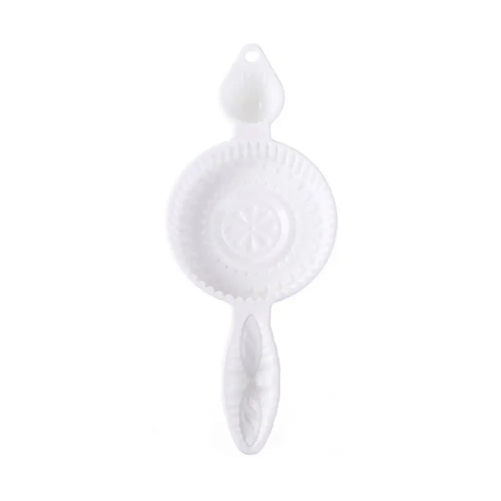 Hand Press Mooncake & Cookie Mold – Non-Stick DIY Baking Tool Baking Mold Babs white-L
