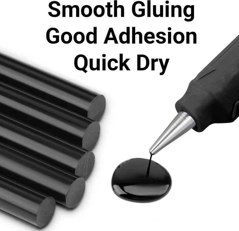 Black Hot Melt Glue Sticks 20pcs | DIY Crafts & Decoration Hot Melt Glue Sticks Babs