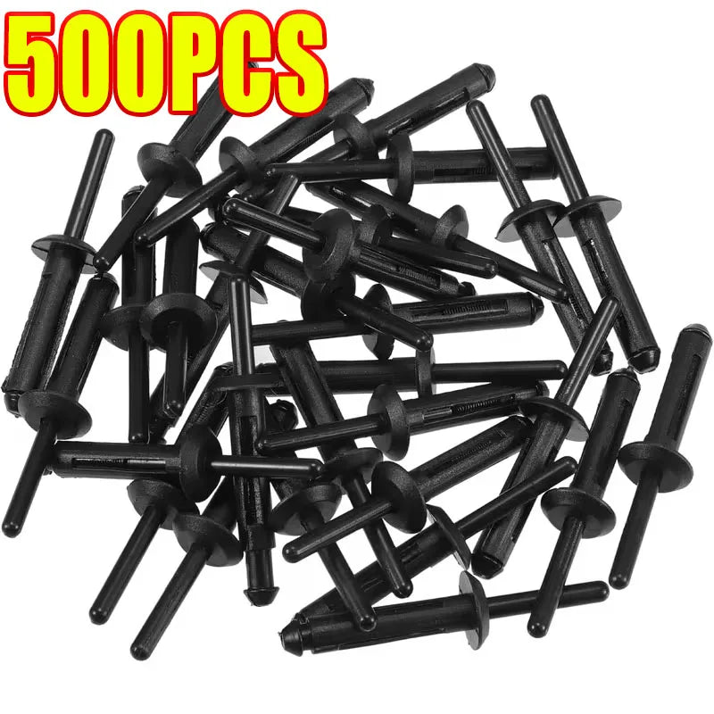 BMW Bumper Wheel Arch Clips 6mm Nylon Expansion Rivets | 20–100pcs Bumper Fastener Clips Babs 500pcs