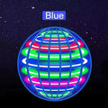Magic UFO Flying Ball LED Spinning Outdoor Toy – Fun Gift LED Flying Spinner Toy Babs Blue
