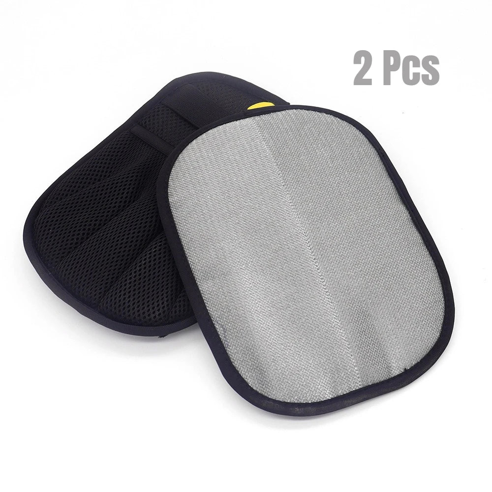 Reusable Double-Sided Pet Hair Remover Glove | Fur & Lint Mitt Pet Grooming Glove Babs black 2pcs