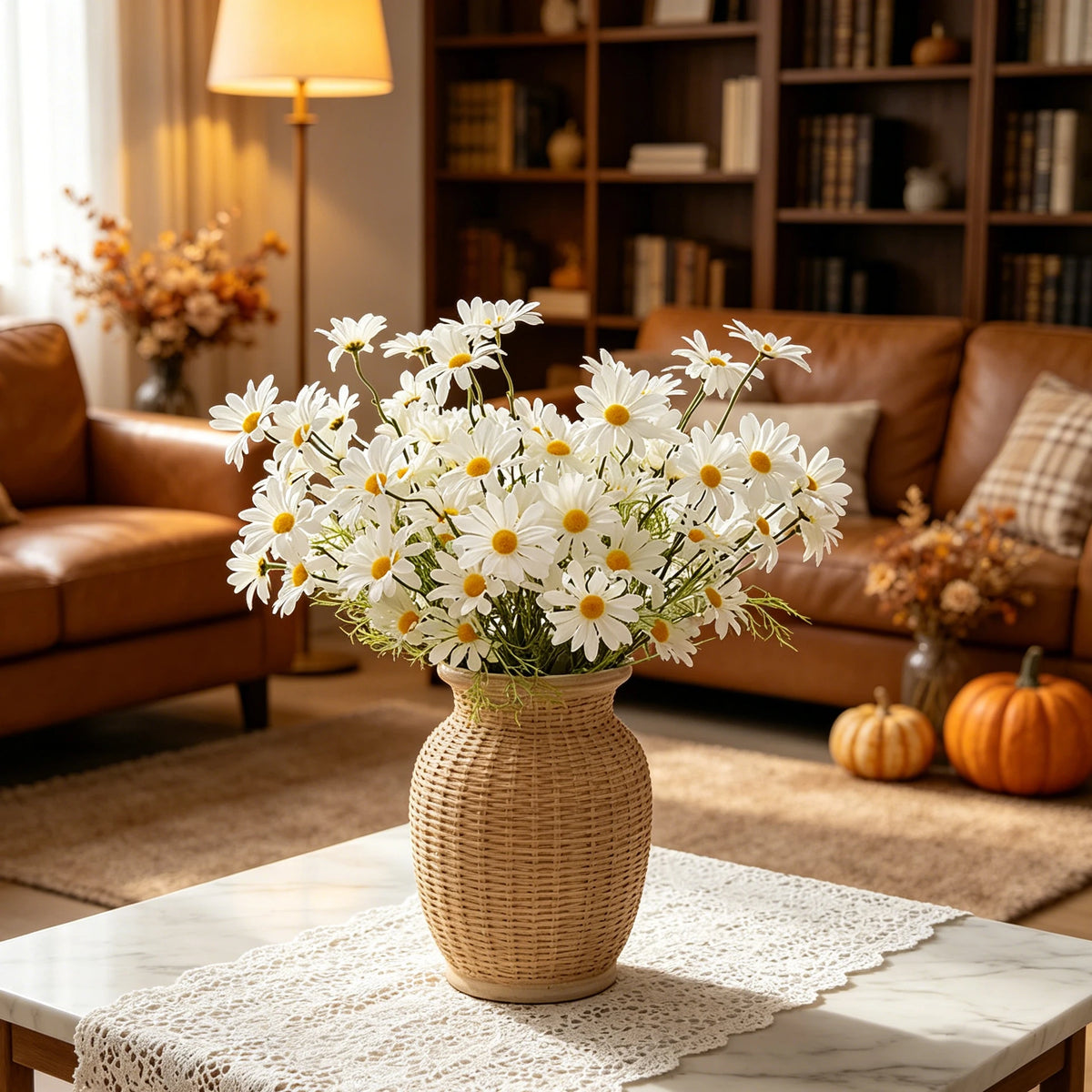 Silk Daisy Artificial Flower Bouquet – Home & Wedding Décor Artificial Flower Bouquet Babs