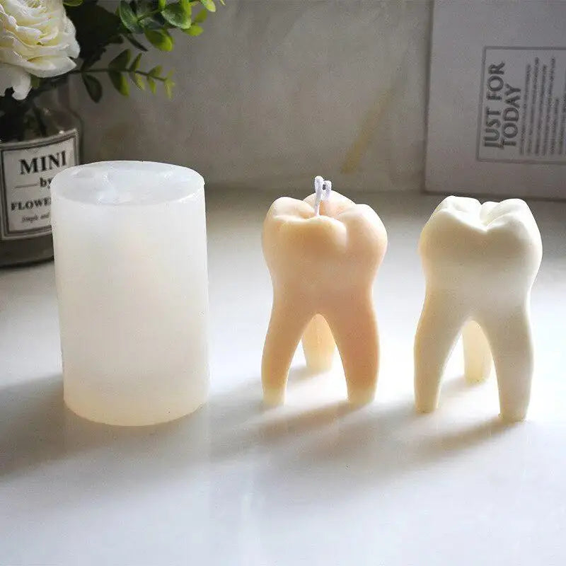 Large Teeth Silicone Mold – Halloween Cake & Candle Decoration Silicone Baking Mold Babs