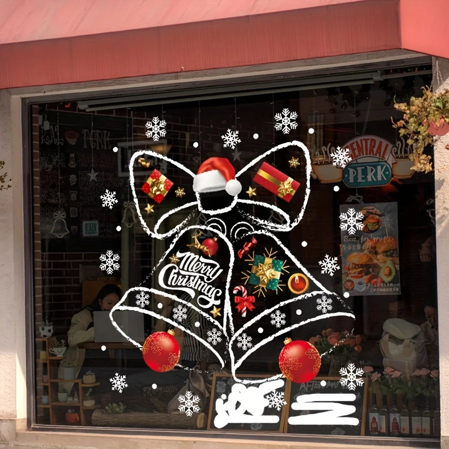 Christmas Window Stickers – Festive Clock Decals for Shops & Home Window Sticker Decal Babs