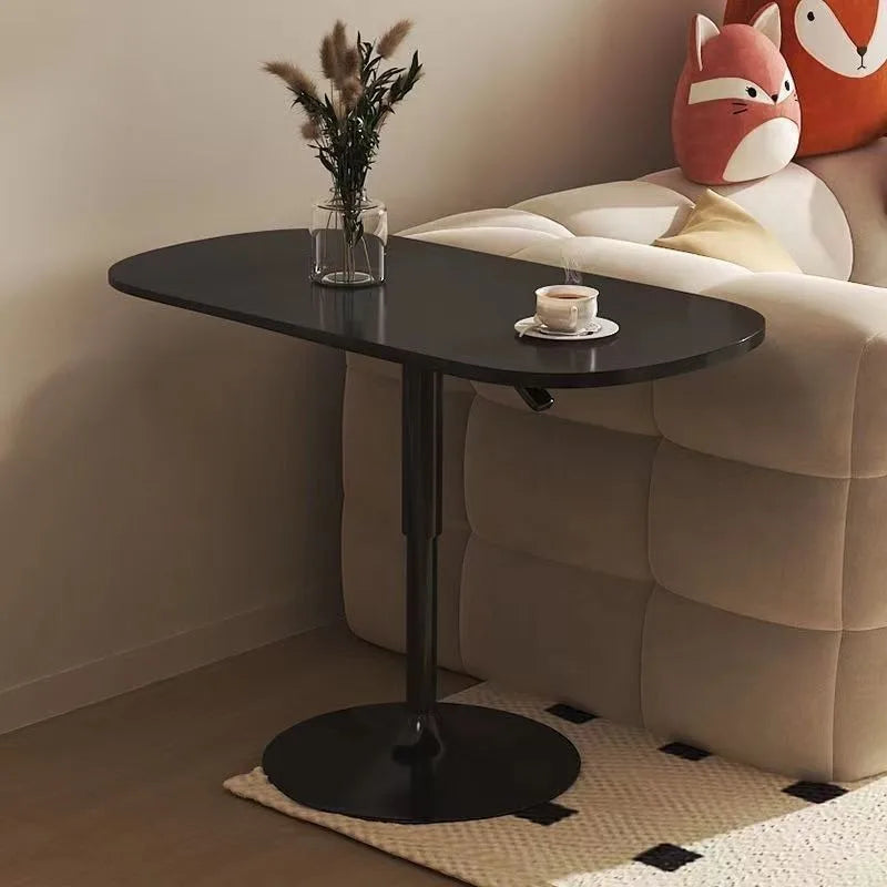 Liftable Coffee Table | Modern Oval Adjustable Height Table Liftable Coffee Table Babs
