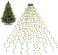 LED Waterfall Christmas Tree Lights 1.5M–3M Outdoor Waterproof Christmas Tree Lights Babs Colorful Lights 2000MM 280LED
