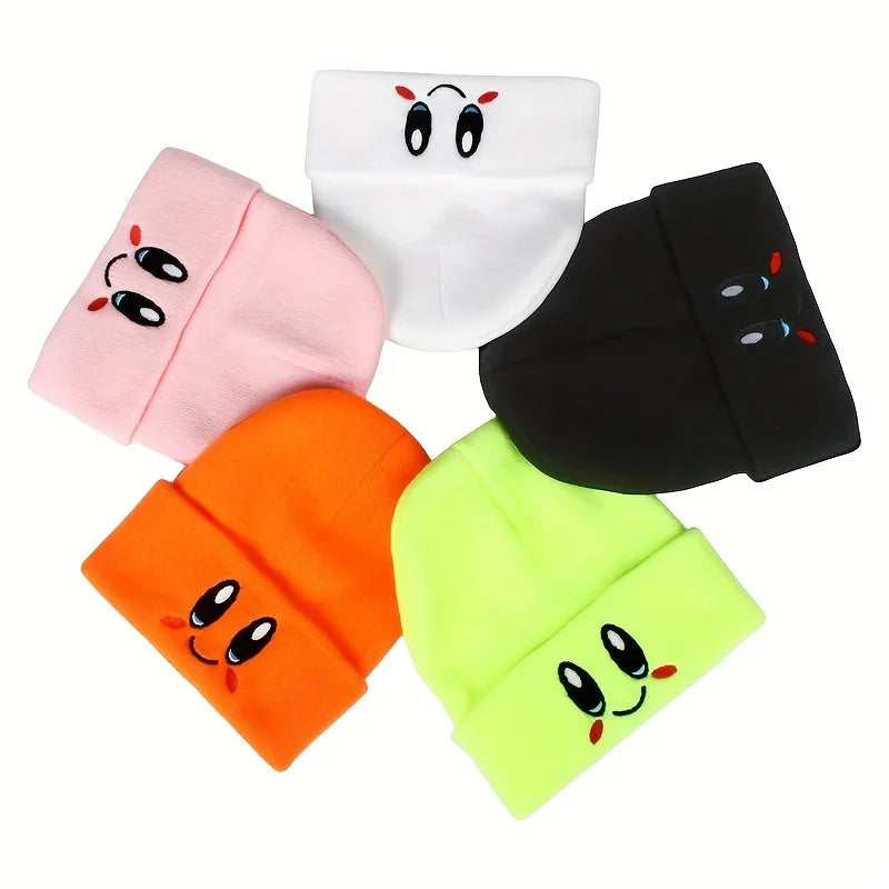 Big Eye Cartoon Knit Beanie – Unisex Winter Skull Cap Hat Knit Beanie Hat Babs