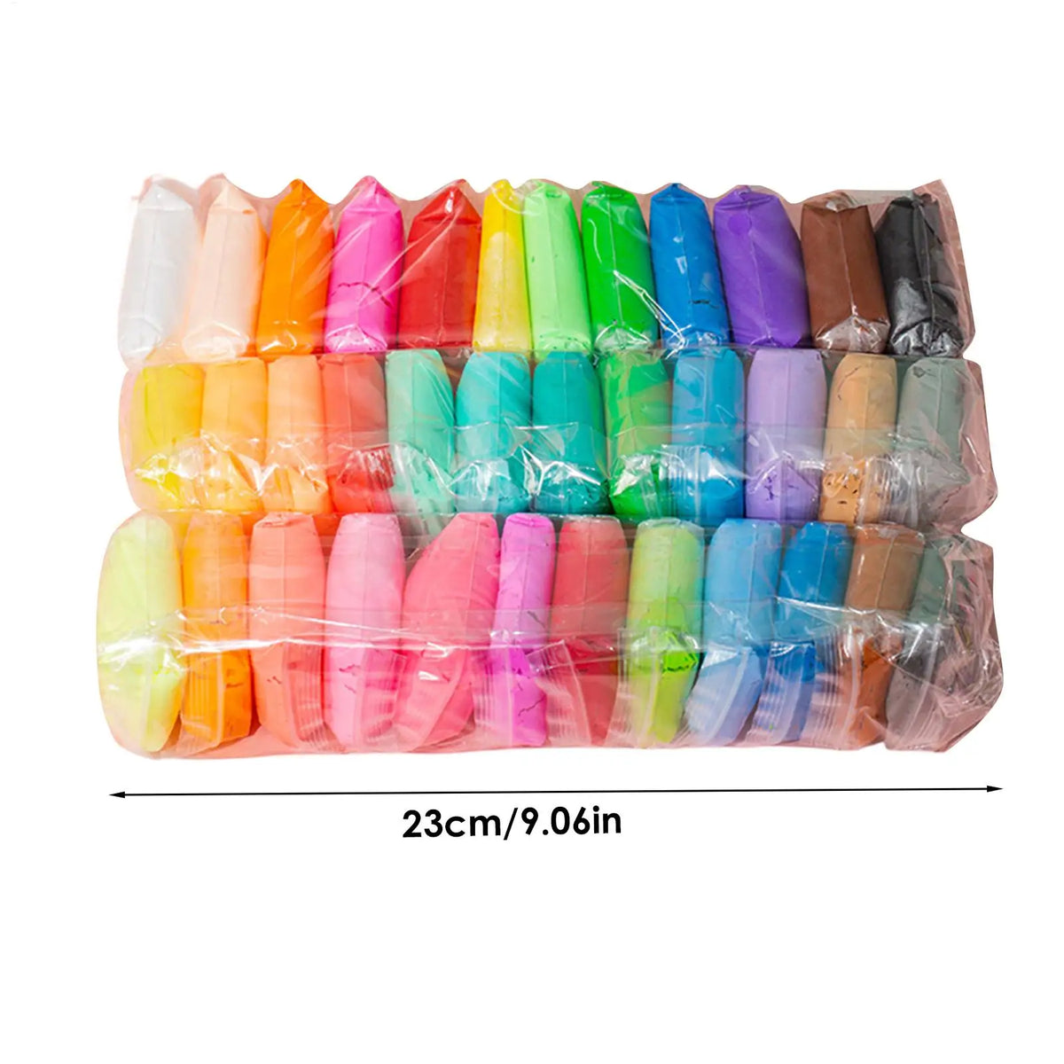 Kids Air Dry Modeling Clay DIY Set – 12, 24 or 36 Colors Kids Modeling Clay Babs