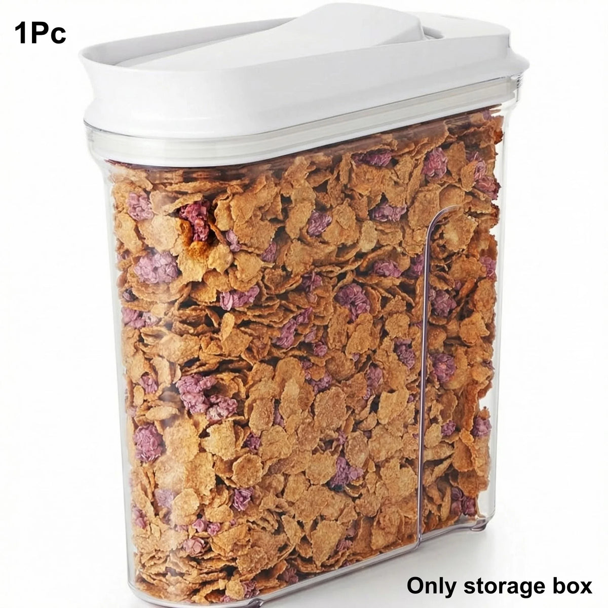 Airtight Food Storage Containers – Clear Plastic Pantry Organizers Food Storage Containers Babs 1Pc