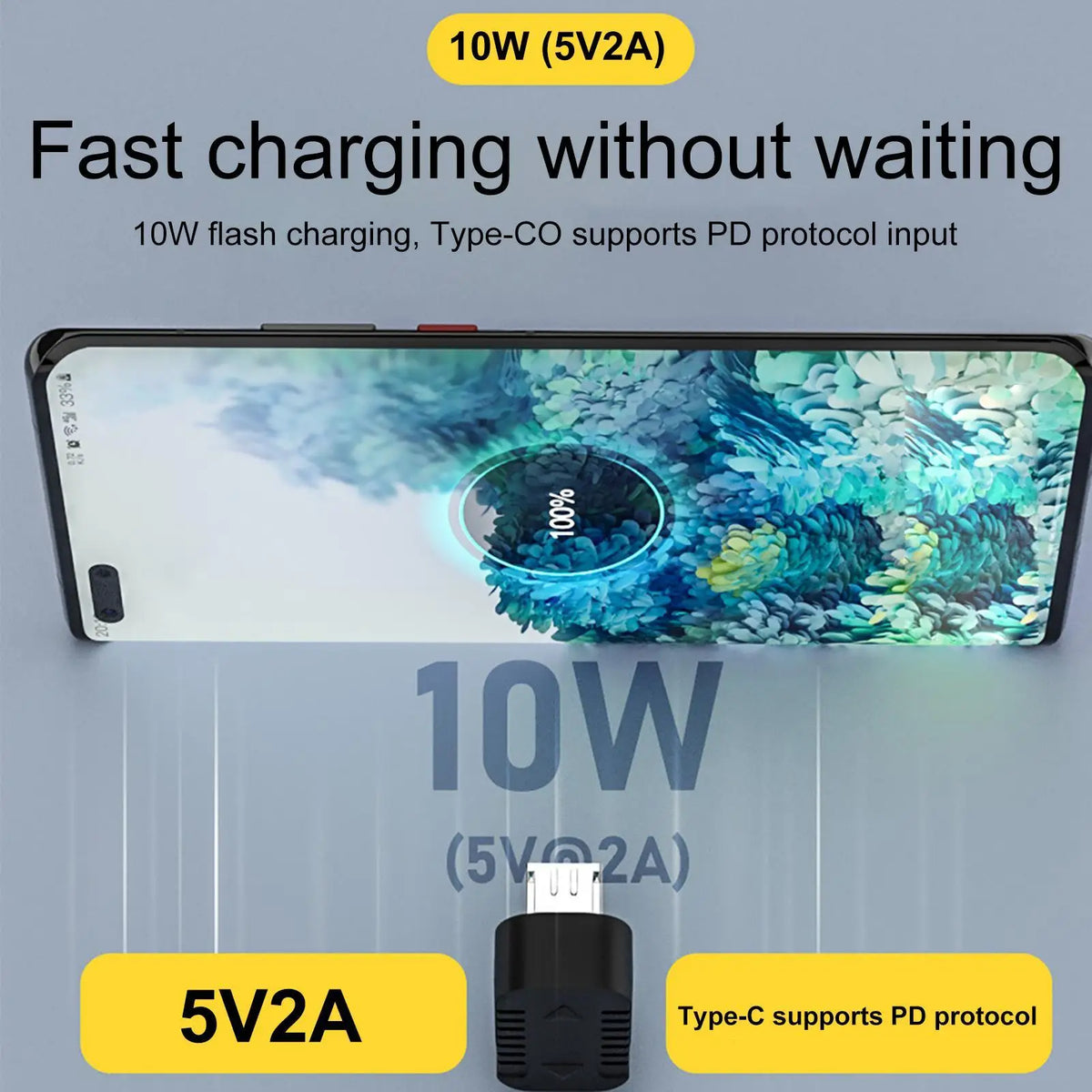 Type-C to Micro-USB Adapter | 480Mbps & 10W Fast Charging USB Adapter Babs