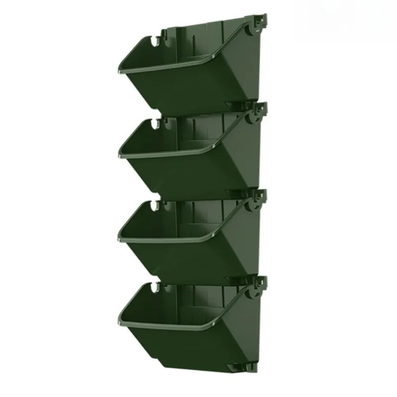 Wall Hanging Flower Pots – Outdoor Balcony Planter Set Wall Hanging Planter Babs