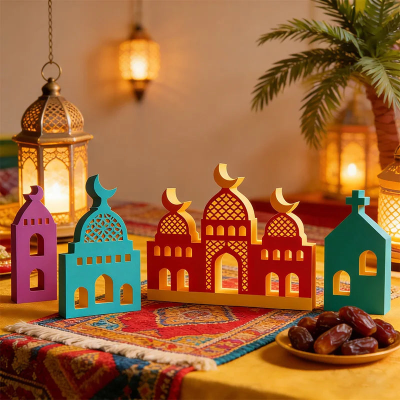 Ramadan Mosque Silicone Mold – Eid Resin & Concrete Craft Mould Craft Silicone Mold Babs