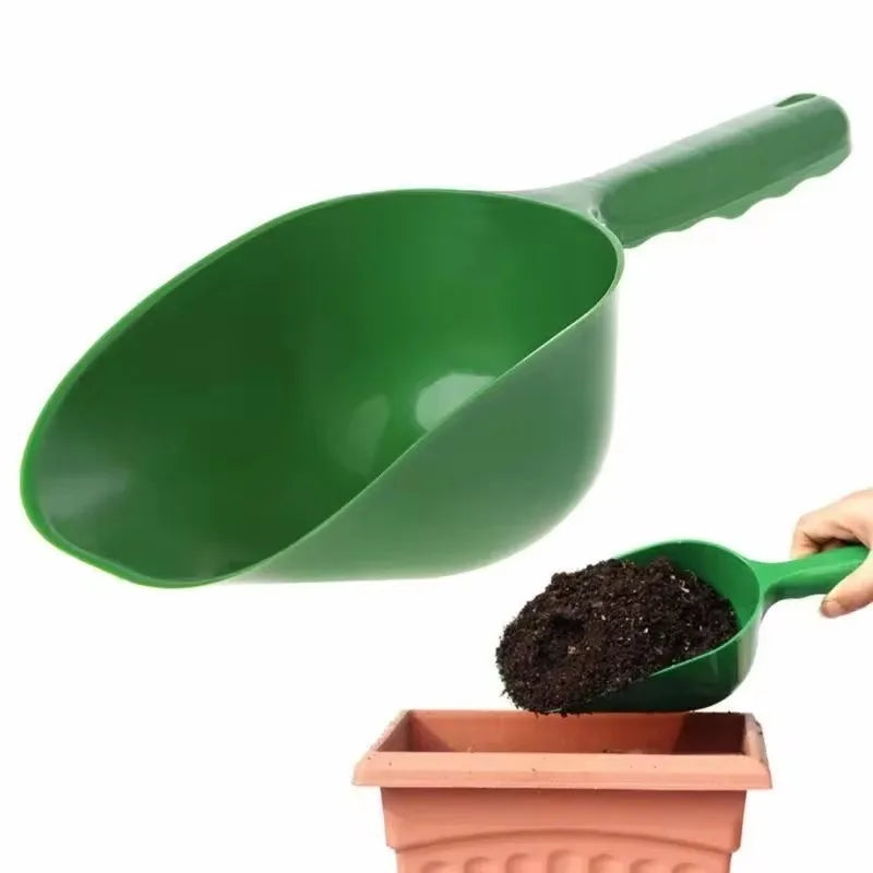 Plastic Garden Scoop & Soil Shovel – Indoor, Balcony & Pot Use Garden Hand Shovel Babs