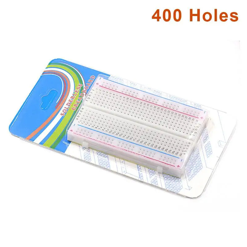 Solderless Breadboard 400/830 Points + Jumper Wires DIY Kit Prototype Breadboard Kit Babs A2