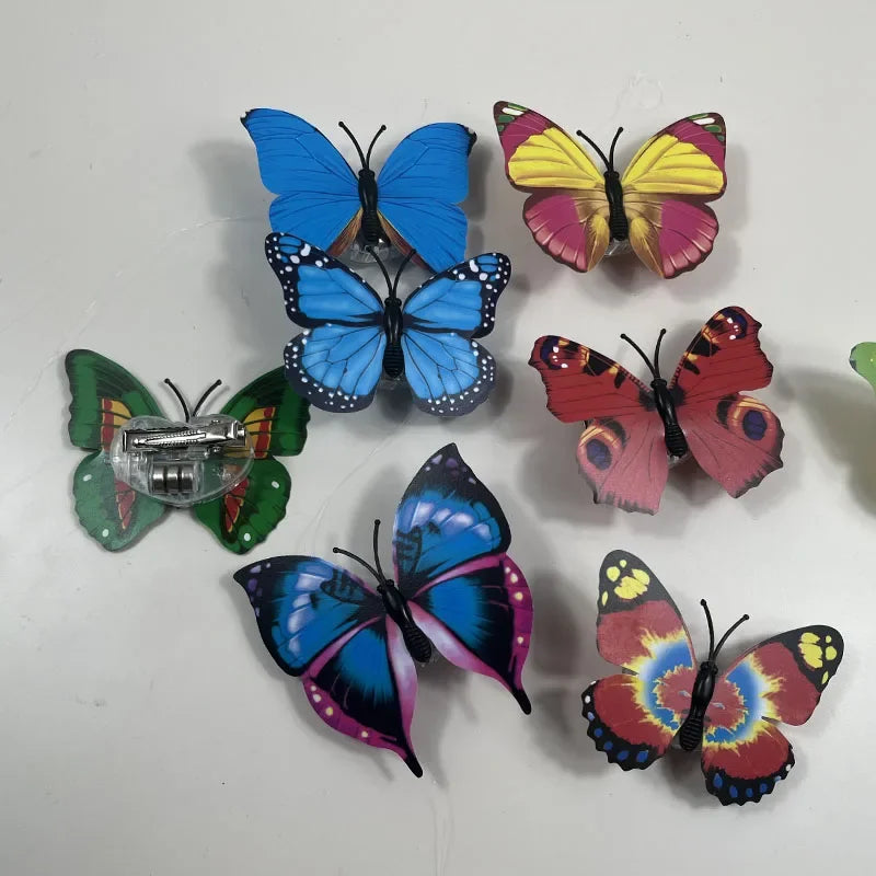 Flashing Butterfly Hair Clips – LED Party & Cosplay Accessory LED Hair Clips Babs