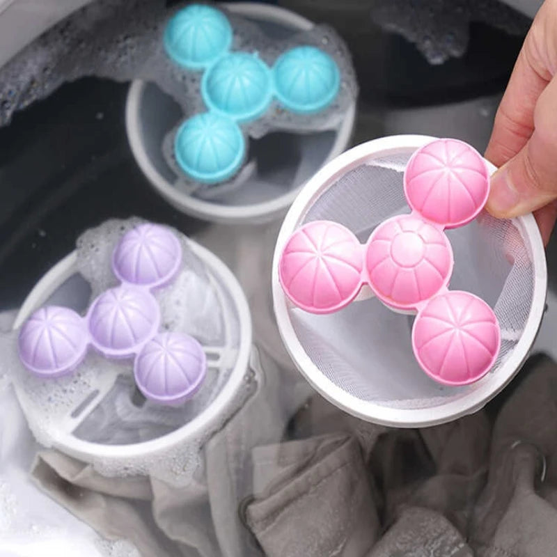 Reusable Washing Machine Hair Filter Mesh Bags – Lint Catcher Laundry Filter Bag Babs