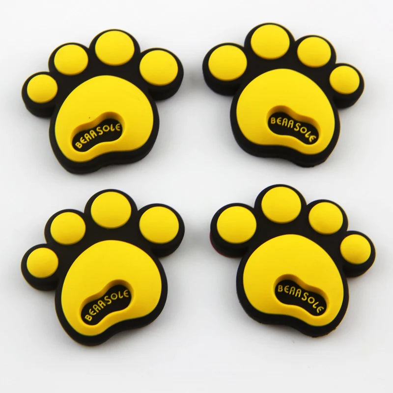 4PCS Bear Paw Car Door Anti-Collision Silicone Strips Car Door Guard Babs Y