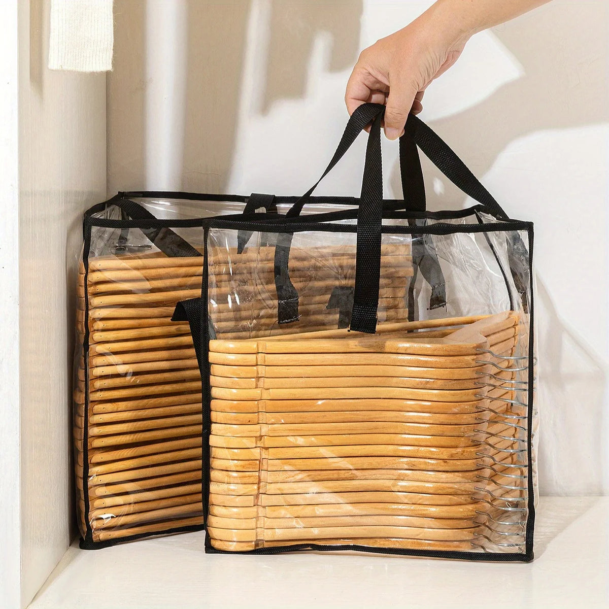 Hanger Storage Bag – Clothes Hanger Organizer, Space Saving Hanger Organizer Bag Babs