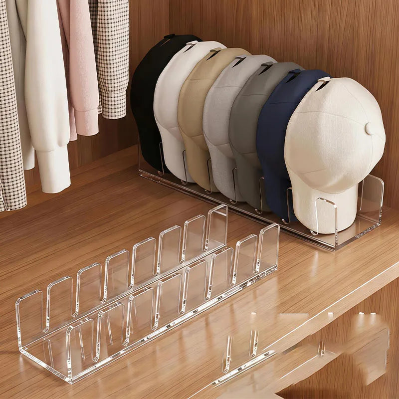 Baseball Cap Storage Rack – Foldable Slot Display Stand Cap Storage Rack Babs