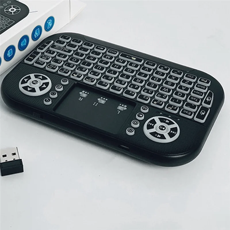 Air Mouse Remote 2.4G Bluetooth Backlit Touchpad Keyboard Air Mouse Keyboard Remote Babs