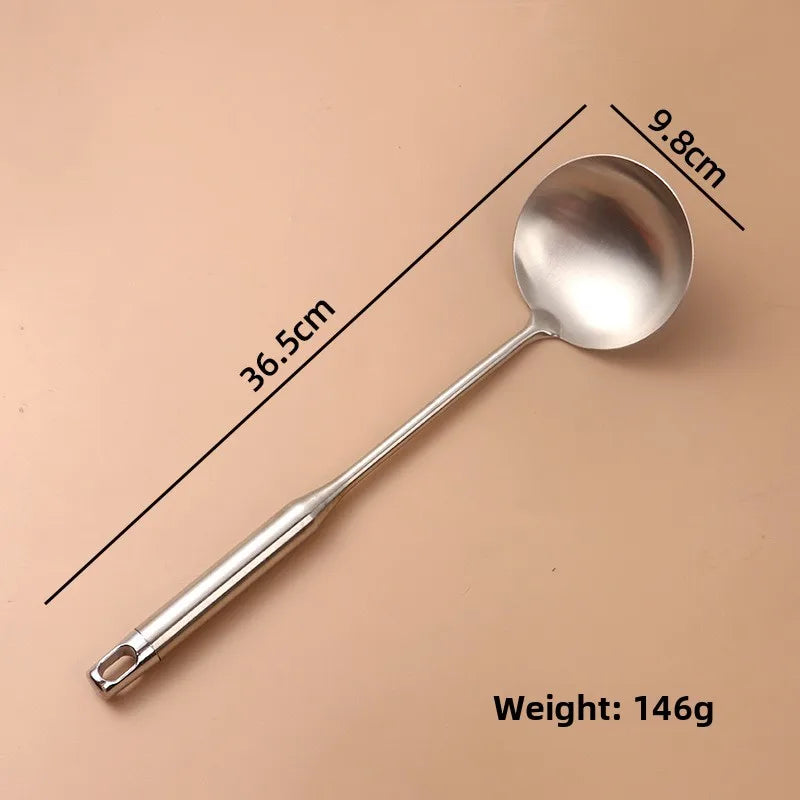 Heavy Duty Stainless Steel Kitchen Utensil Set – Spatula & Ladle Kitchen Utensil Set Babs B