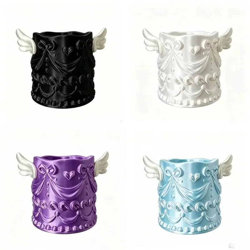 Luxury Angel Wings Makeup Brush Holder & Desk Organizer Makeup Brush Holder Babs
