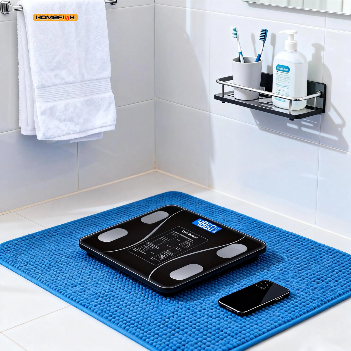 Bluetooth Smart Body Scale – Rechargeable Digital Weight Scale Smart Body Scale Babs