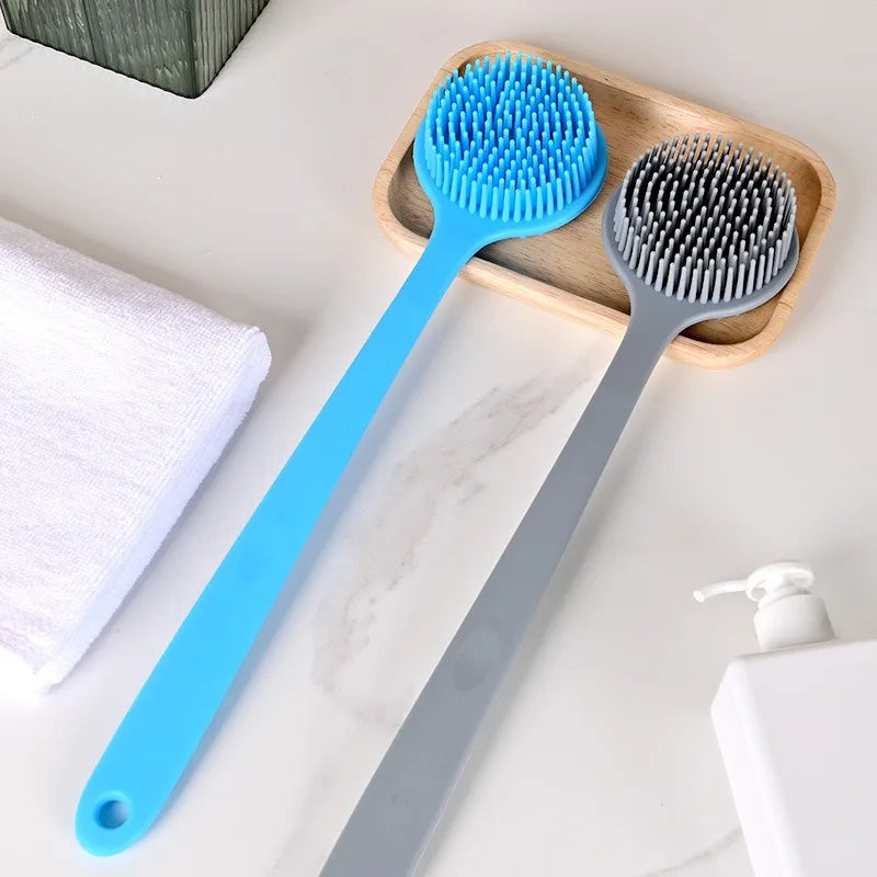 Silicone Body Exfoliating Shower Brush – Back Scrubber Body Exfoliating Brush Babs