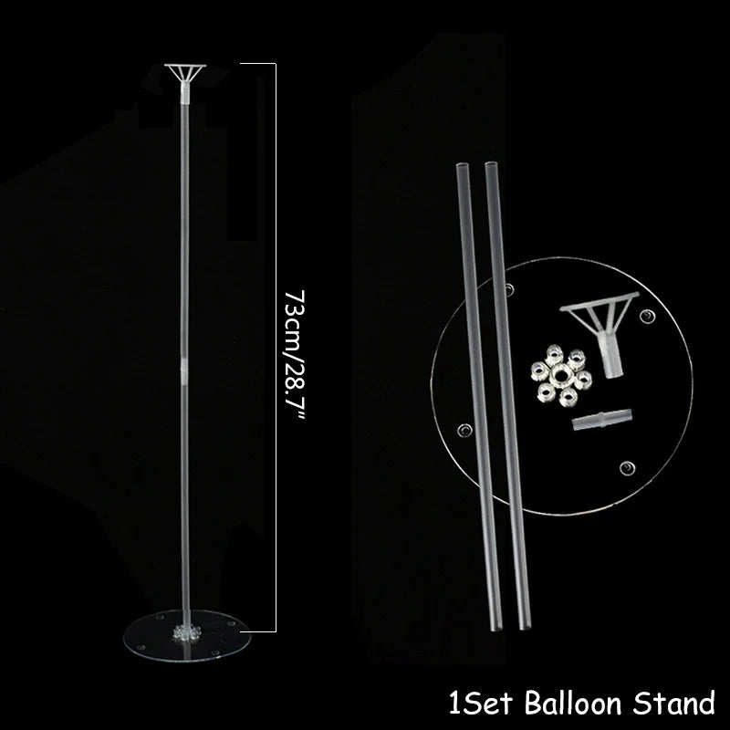 LED Bobo Balloon Column Stand Set – Wedding & Party Decor LED Balloon Decor Set Babs 75cm Balloon Stand