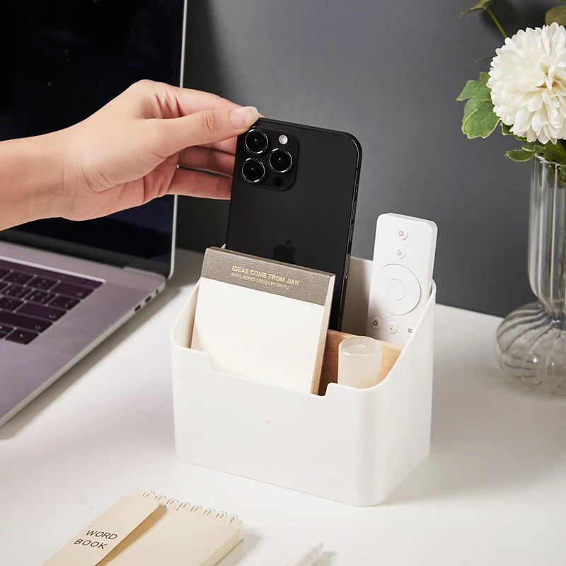 Remote Control Organizer Box – Multipurpose Desktop Storage Desktop Storage Organizer Babs