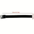 Men's Elastic Shirt Stays – Adjustable Non-Slip Knit Belt Shirt Stays Babs black