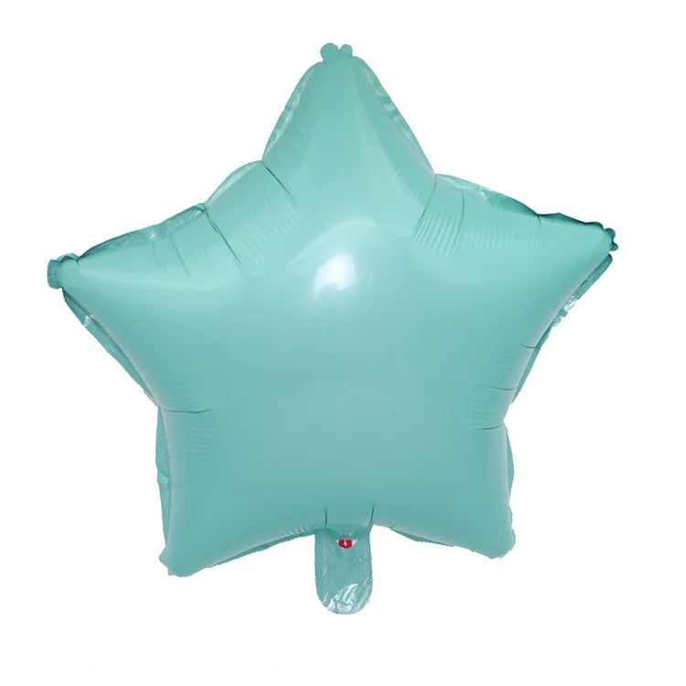 18" Star & Heart Foil Balloons for Parties & Weddings (5–50 pcs)