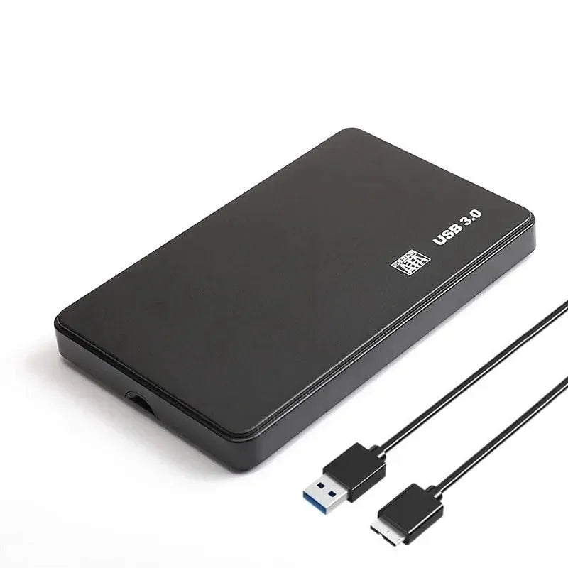 USB 3.0 2.5" SATA HDD SSD External Hard Drive Enclosure | 5Gbps Hard Drive Enclosure Babs Black