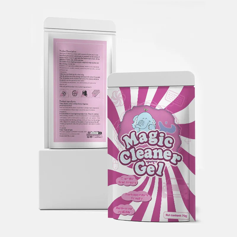 Magic Cleaning Gel – Reusable Dust Remover for Keyboard & Car Cleaning Gel Babs Pink