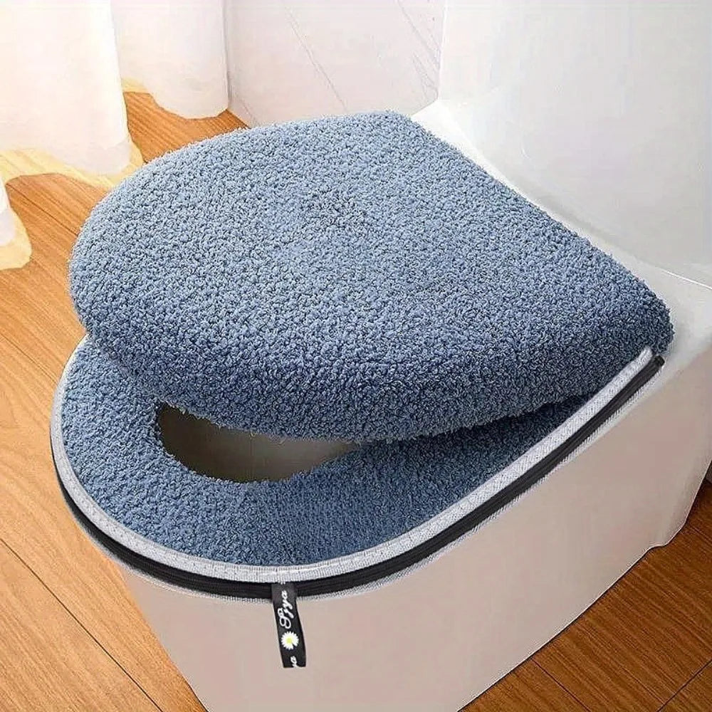 Winter Thickened Toilet Seat Cushion Set – Machine Washable Toilet Seat Cushion Babs B