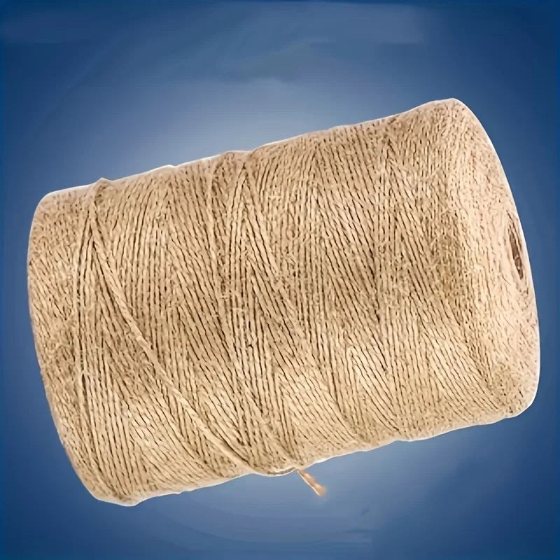 200M x 2MM Braided Jute Rope – Gardening & Craft Twine Braided Jute Twine Babs