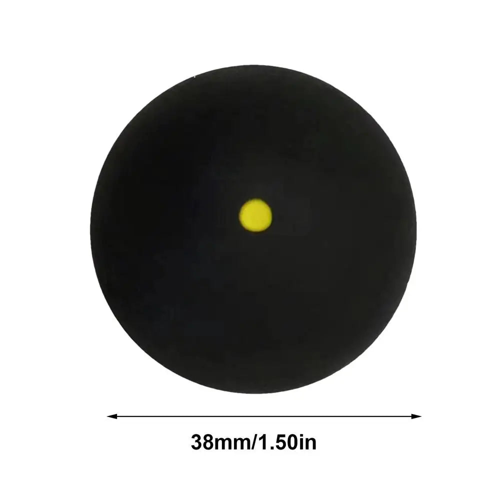 Natural Rubber Squash Balls – Red & Yellow Dot Training Squash Training Ball Babs Yellow