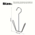 Stainless Steel Hanging Shoe Rack – Space-Saving Closet Organizer Hanging Shoe Rack Babs 3pc