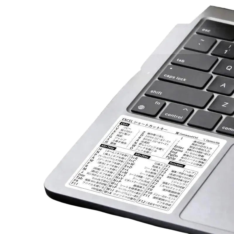Japanese Excel Shortcut Sticker – Windows Office Cheat Sheet Office Reference Sticker Babs