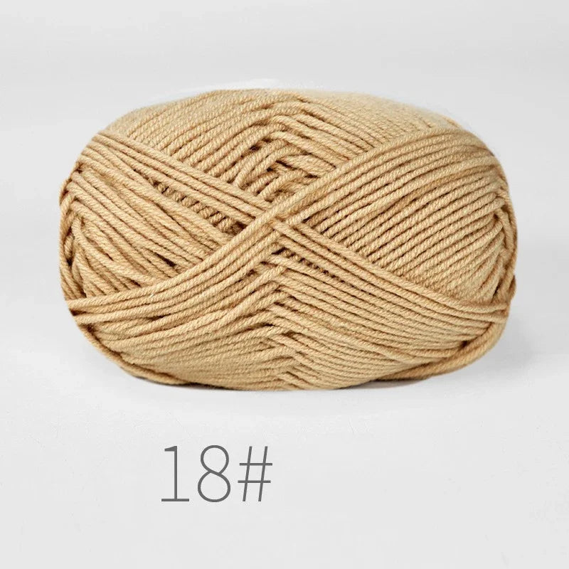 10 Balls 500g Soft Milk Cotton Yarn for Knitting & Crochet