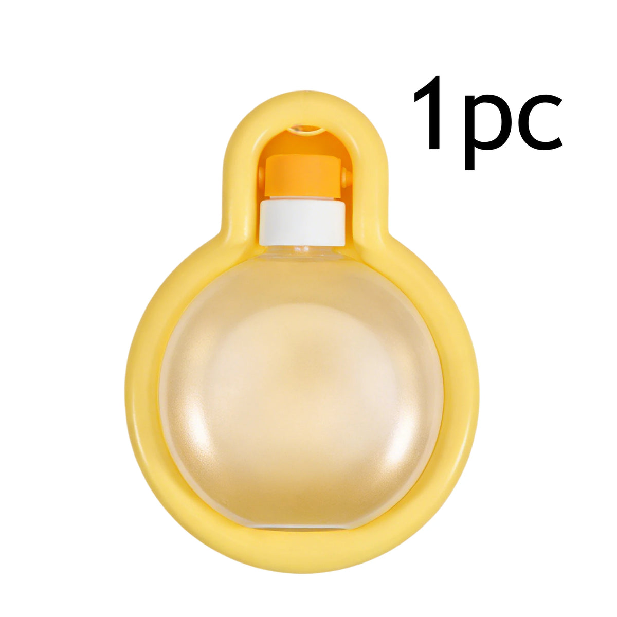 500ml Portable Pet Water Bottle with Built-in Bowl – BPA Free Pet Travel Water Bottle Babs Yellow 1pc
