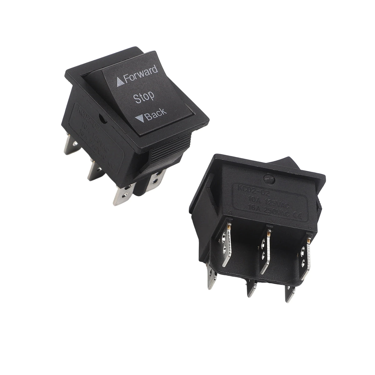 2pcs Forward Reverse Switch for Kids Ride-On Cars 6/12/24V Ride-On Car Switch Babs Forward stop back