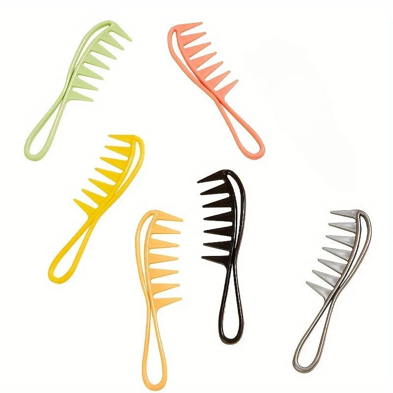 Retro Men's Hair Comb – Hollow 3D Handle for Styling & Massage Men's Hair Comb Babs