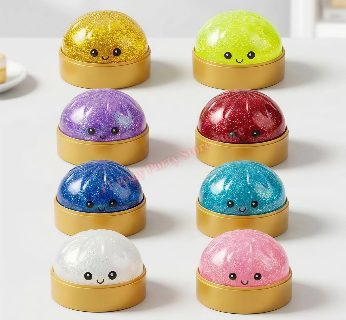 Glitter Dumpling Squishy Fidget Toy – Kids & Adults Gift Squishy Fidget Toy Babs