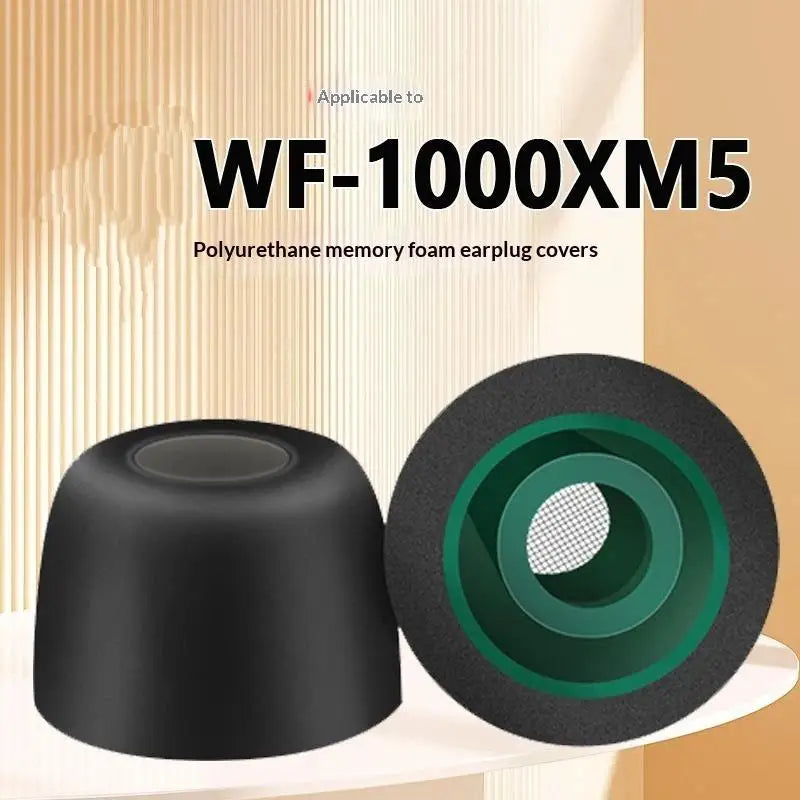 Memory Foam Ear Tips for WF-1000XM5 – 3 Pairs S/M/L Earbud Ear Tips Babs