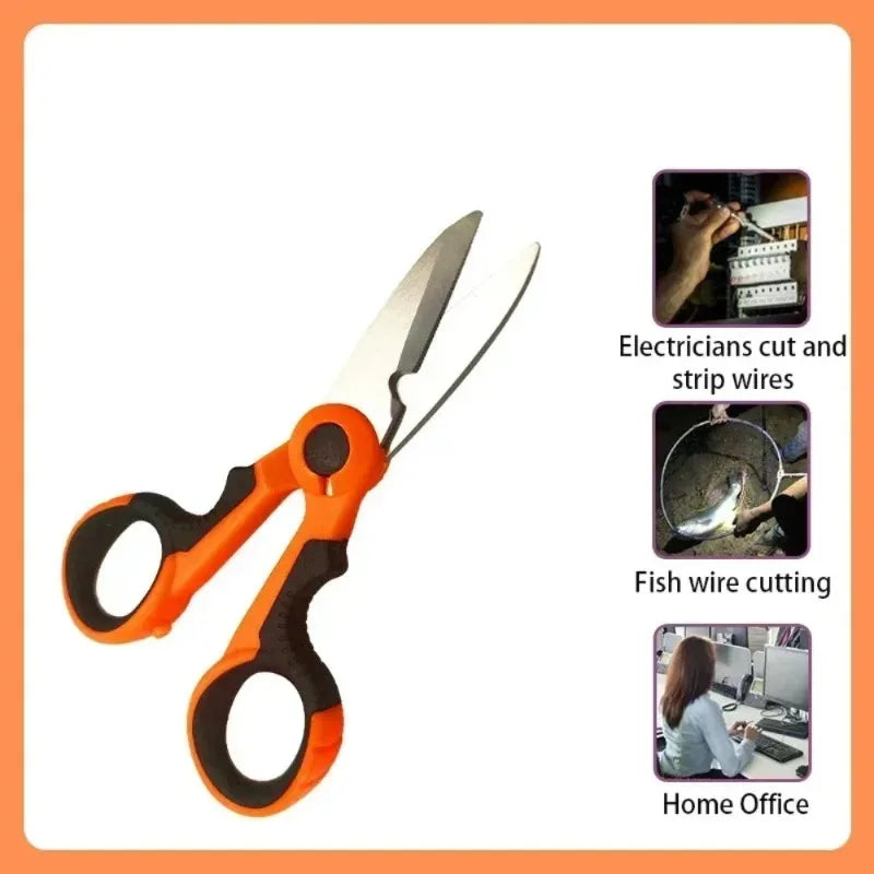 High Carbon Steel Electrician Scissors – Wire & Cable Cutting Electrician Scissors Babs