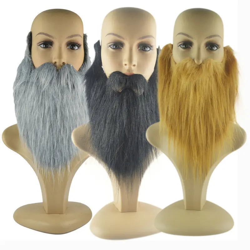 DIY Fake Beard Set – Santa Claus Beard, Mustache & Eyebrows Costume Beard Set Babs