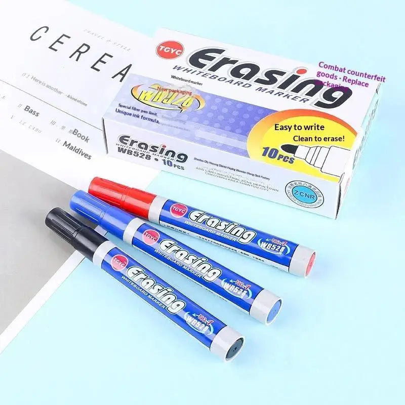 HUXUAN Dry Erase Whiteboard Markers – Non-Toxic Vivid Ink Dry Erase Marker Babs